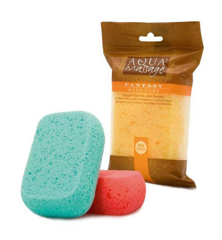 aquamassage fantasy spugna bagno sintetica soft