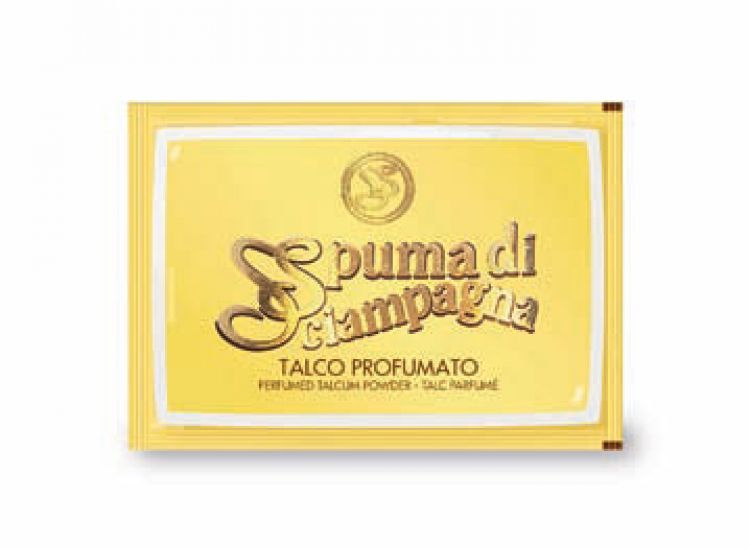 Spuma di sciampagna talco profumato in busta - 75 gr