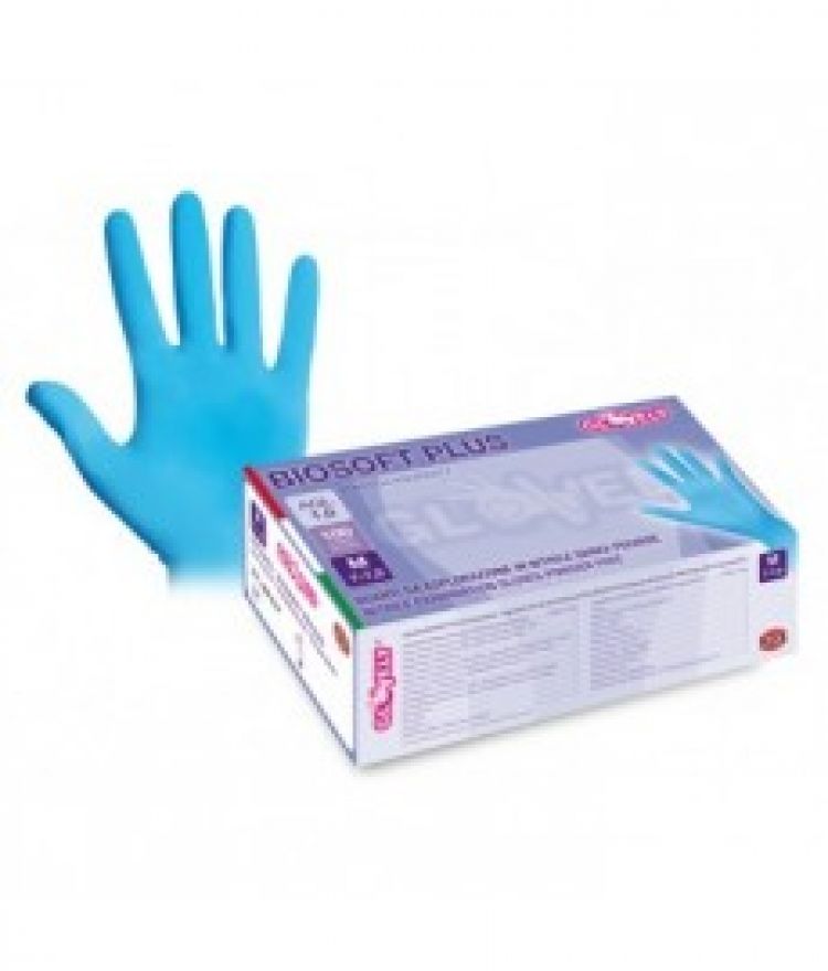 Guanti Lattice Reflexx R98 Senza Polvere - Alta Resistenza, Taglia M, Blu, Confezione Da 50 - Foto 9