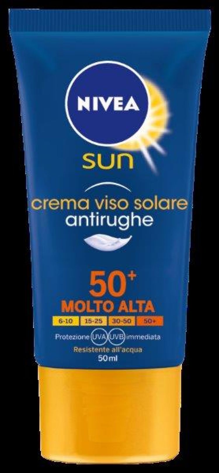 NIVEA Sun Crema Solare Viso Antirughe Protezione Molto Alta 50 50ml