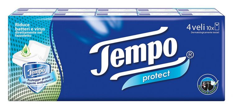 Tempo fazzoletti protect - 10pz