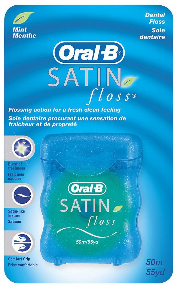 ORALB Satin Floss Filo Interdentale Menta 50m