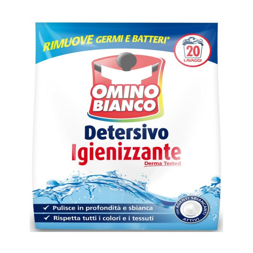 Omino bianco detersivo igienizzante - 20 lavaggi