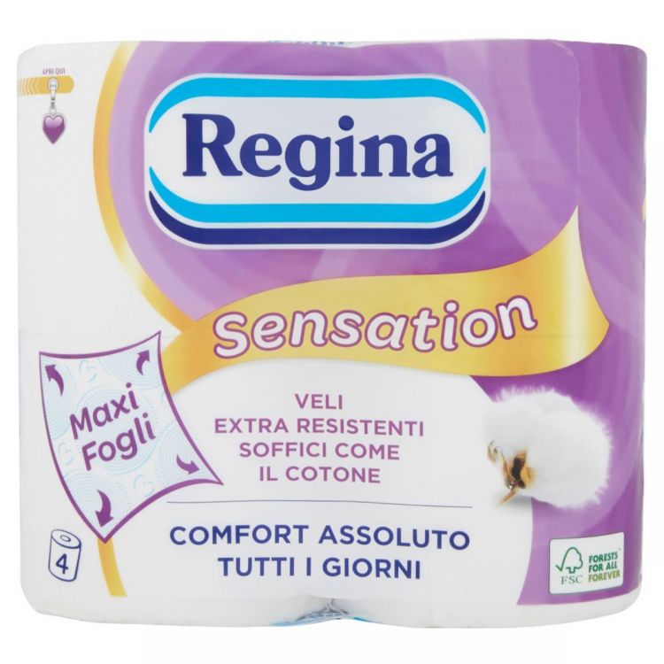 Carta igienica regina sensation 4rotoli