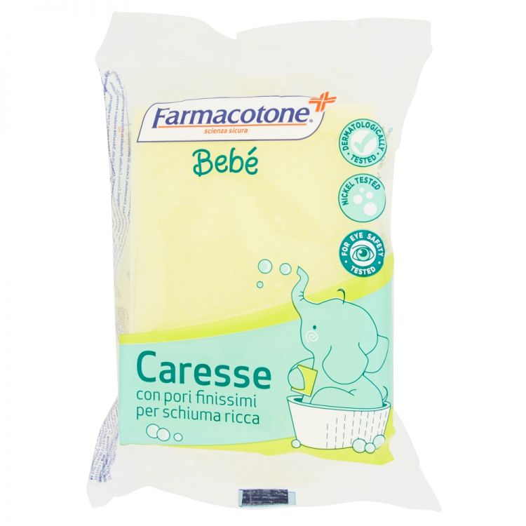 Farmacotone bebè spugna bagno extra morbida