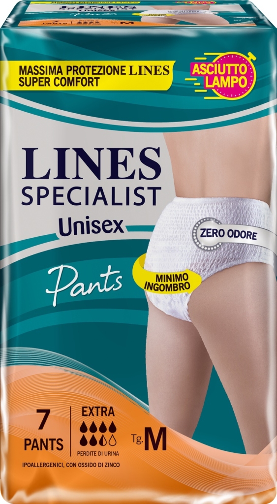 Lines specialist pants extra assorbenti taglia m - 7pz