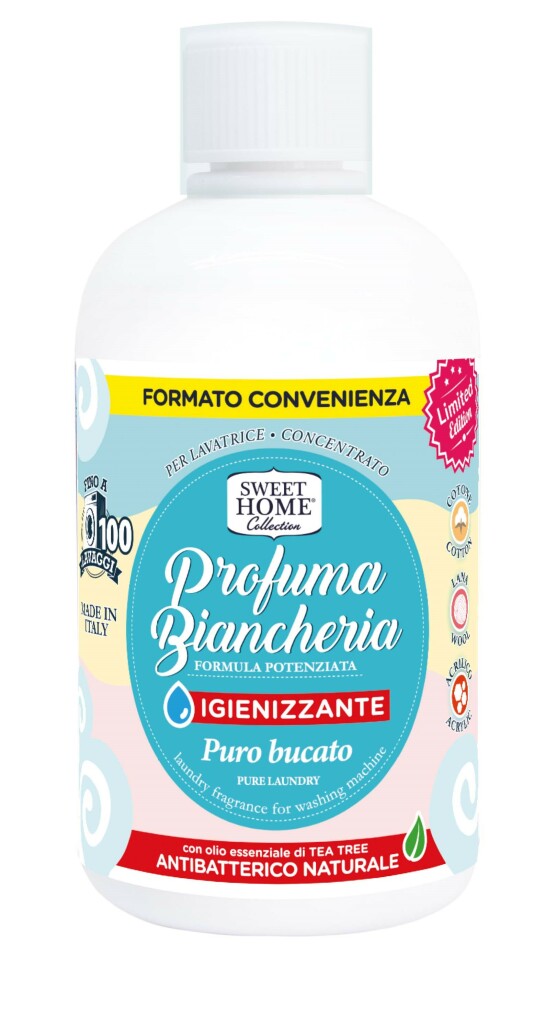 Sweet home profuma biancheria igienizzante puro bucato - 500ml
