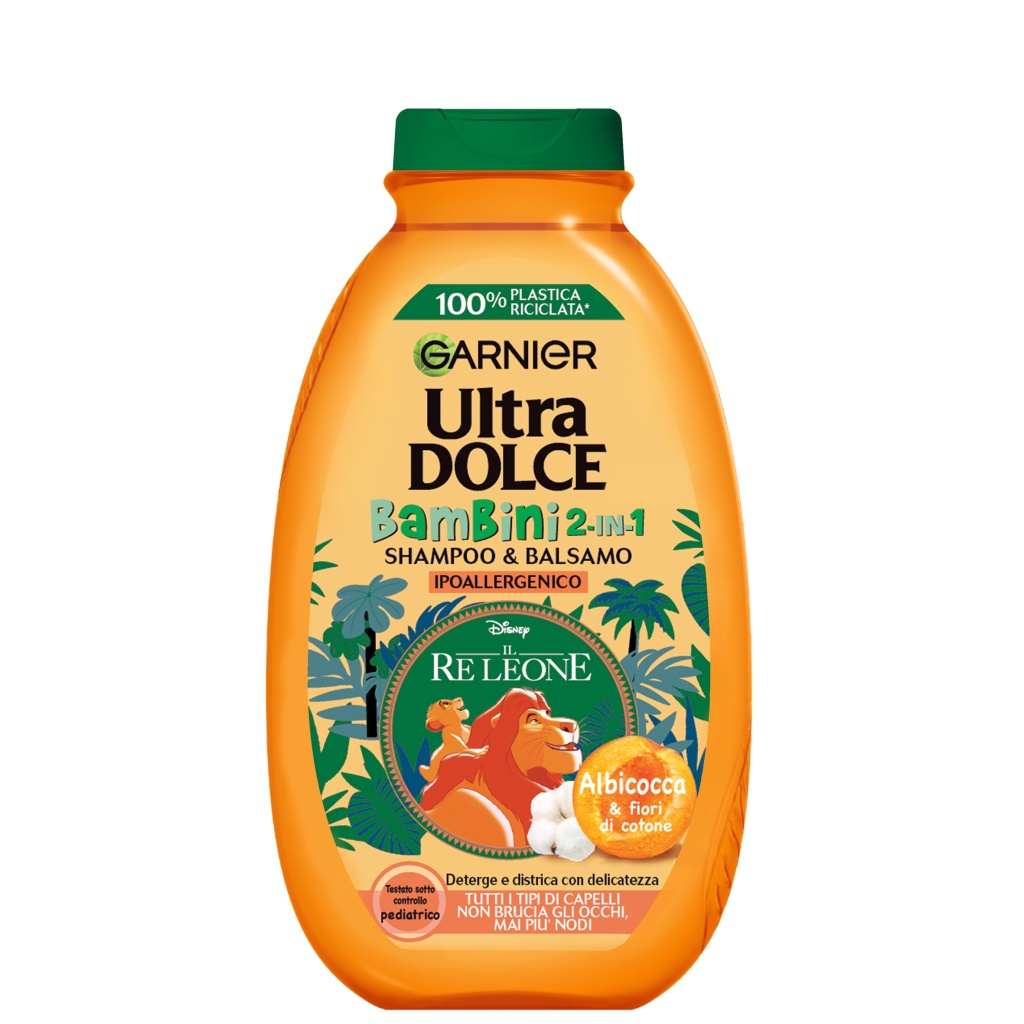 Ultra dolce shampoo bambini albicocca 2in1 - 250ml