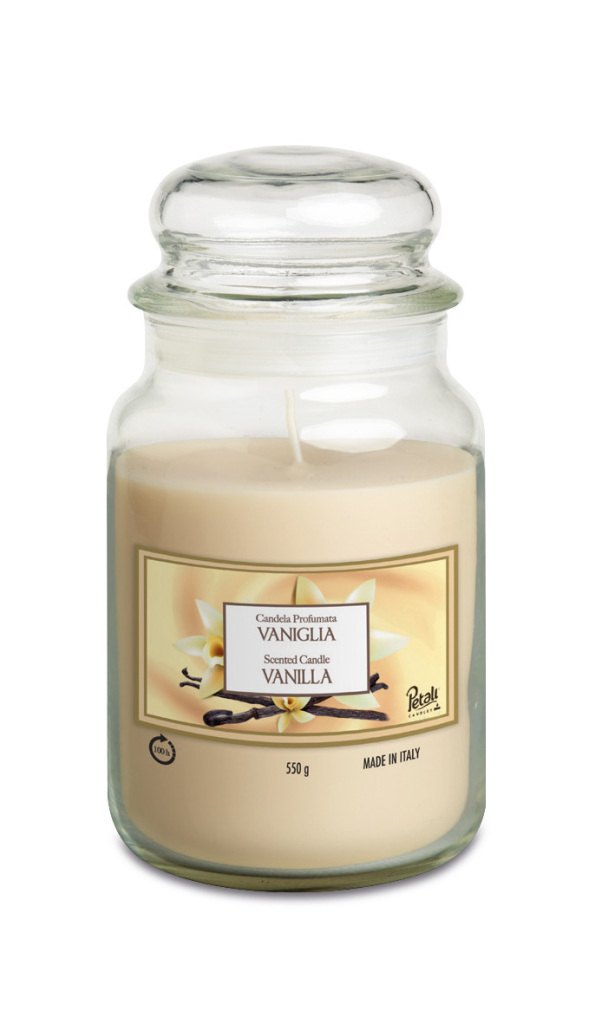 Ser candela profumata giara vaniglia - 100h
