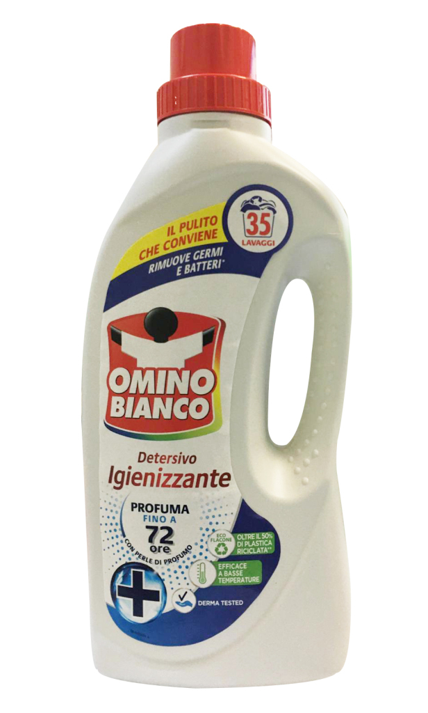 Omino bianco detersivo liquido igienizzante - 35 lavaggi