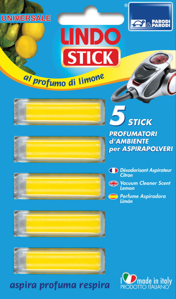 Parodi lindo stick profumatore per aspirapolvere al limone - 5 pezzi