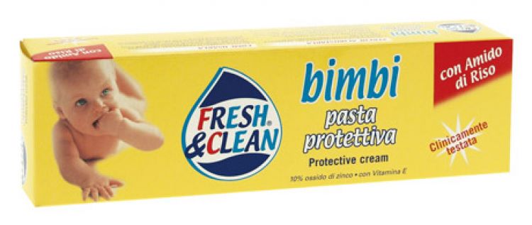 Fresh & clean bimbi pasta protettiva con amido di riso - 75ml