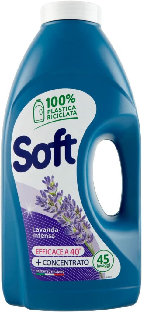 Soft detersivo liquido per lavatrice lavanda - 2,5lt