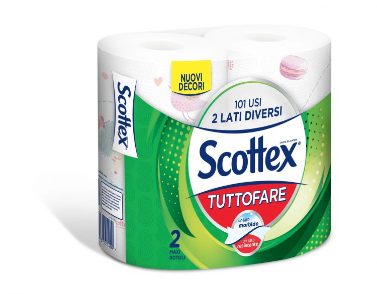 Scottex carta asciugatutto gigante con 2 lati diversi