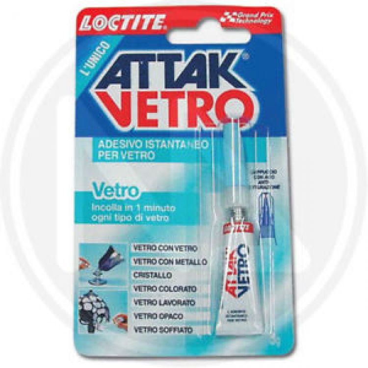 Super Attak Vetro Colla Trasparente e Impermeabile Loctite