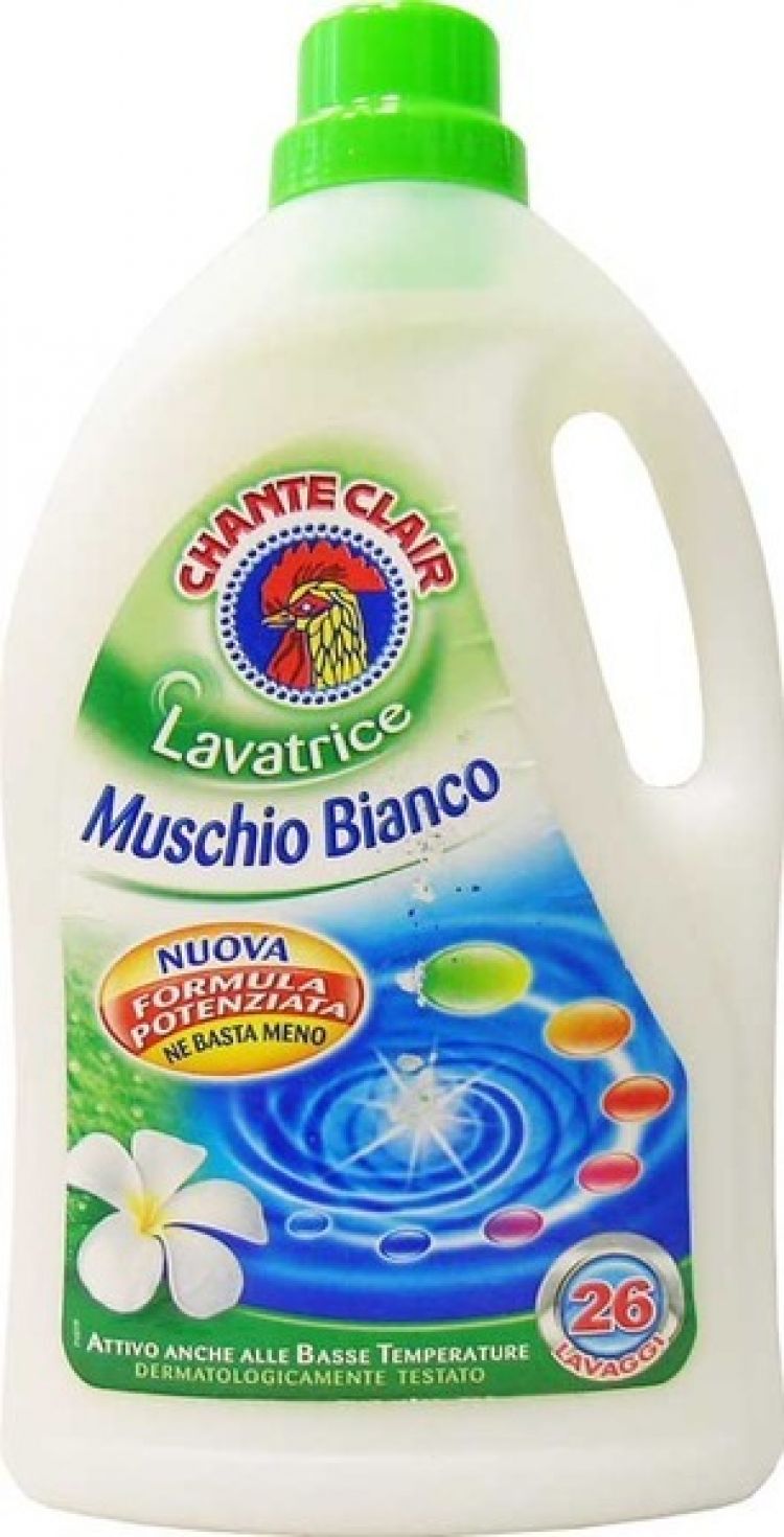 Chanteclair detersivo per lavatrice muschio bianco - 1,69l