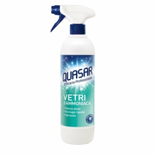 QUASAR Vetri Multisuperficie Con Ammoniaca - 580ml