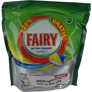 FAIRY Ultra Power Caps Lemon - 22+5pz