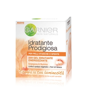 GARNIER Idratante Prodigiosa Gel Idratante Energizzante 24h per Pelli Stanche o Spente - 50ml