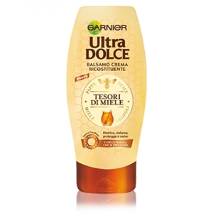 GARNIER Ultra Dolce Balsamo Tesori di Miele Crema Ricostituente Capelli Fragili e che si Spezzano - 200ml
