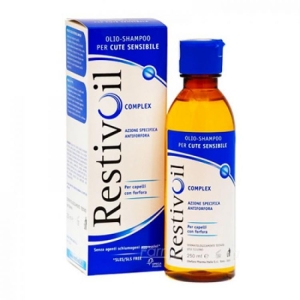 RESTIVOIL Olio Shampoo per Cute Sensibile Complex per Capelli con Forfora - 150ml