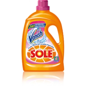 SOLE + VANISH Detersivo Liquido a Mano e in Lavatrice - 22+2 lavaggi