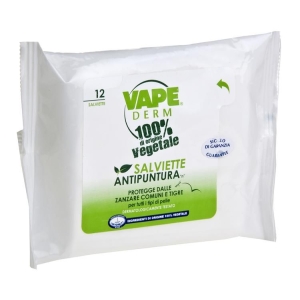 VAPE Salviette Derm 100% Vegetale - 12pz