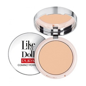 PUPA Like a Doll Compact Powder Cipria Compatta per Tutti i Tipi di Pelle Natural Beige - 003