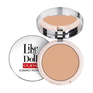 PUPA Like a Doll Compact Powder Cipria Compatta per Tutti i Tipi di Pelle Golden Honey - 005