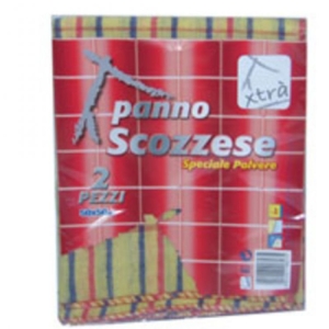 LOGEX Panni Morbidi Scozzesi - 2 pezzi 