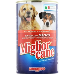 MIGLIOR CANE Bocconi con Manzo Vitamine e Sali Minerali - 1250gr