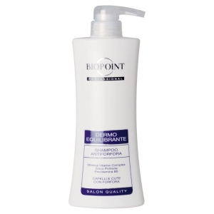 BIOPOINT Professional Dermo Equilibrante Shampoo Antiforfora Capelli e Cute con Forfora Salon Quality - 400ml