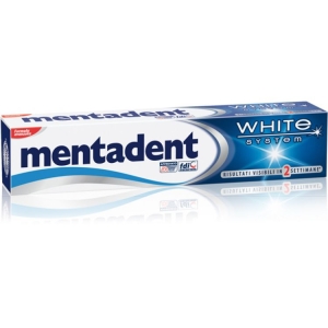 MENTADENT Dentifricio White System Protezione Smalto 75 Ml