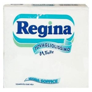 REGINA Tovaglioli White 38x38