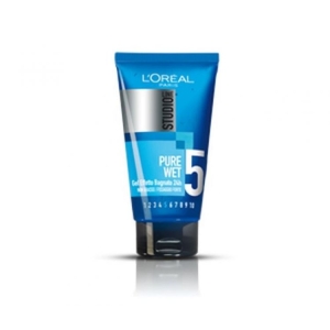 L'OREAL Studio Line Pure Wet Gel Effetto Bagnato 24h Fissaggio Forte Forza 5 - 150ml