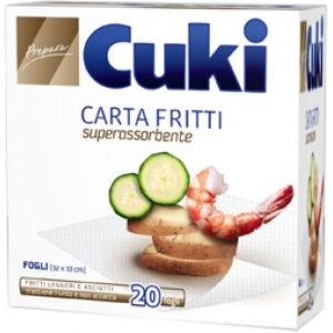 CUKI Carta Fritti - 20 fogli