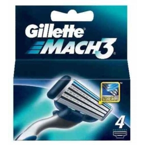 GILLETTE Mach3 Lame Trilama Ricariche per Rasoio - 4pz