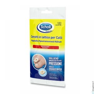 SCHOLL 9 Cerotti in Lattice per Calli Protezione Sollievo Immediato da Dolore e Pressione - 1pz