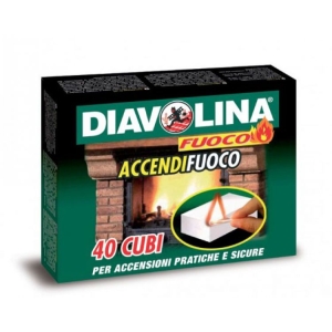 DIAVOLINA Accendifuoco - 40 cubi