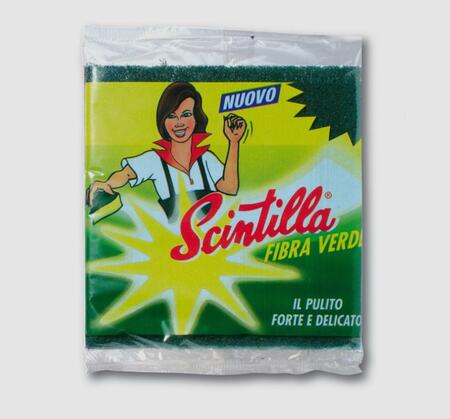 SUPERFIVE Scintilla Spugna Fibra Verde - 1pz