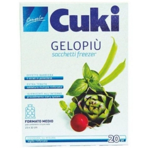 CUKI Gelopiù Sacchetti Freezer Medi 23x32cm - 20pz