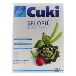 CUKI Gelopiù Sacchetti Freezer Grandi 29x42cm - 15pz