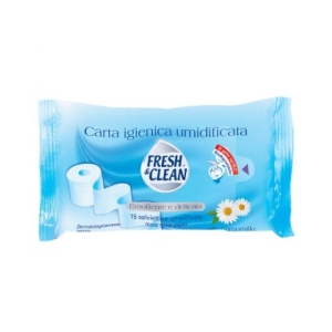 FRESH & CLEAN Carta Igienica Umidificata Emoll...
