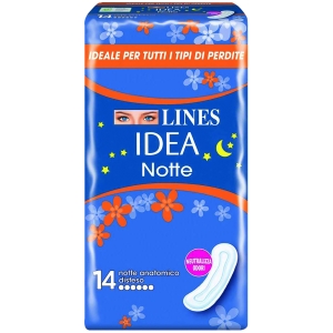 LINES Idea Notte Assorbente - 14pz