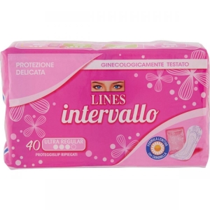 LINES Intervallo Proteggislip Ipoallerginico in Bustina Ripiegato - 40pz