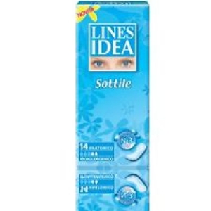 LINES Idea Sottile Anatomico Disteso Assorbente - 14pz