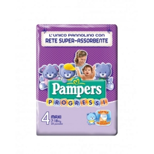 PAMPERS Progressi 4 Pannolini Maxi Junior (7-18 kg) - 23pz