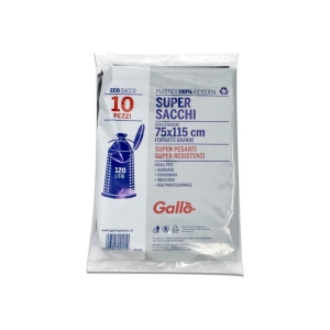 GALLO Super Sacchi con Legaccio 75x115cm 120lt - 10pz