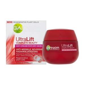 GARNIER Ultralift Crema Complete Beauty Giorno per Pelli Secche Antirughe Nutriente - 50ml