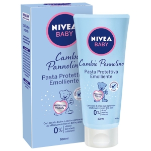 NIVEA Baby Pasta Protettiva Emolliente Ipoallergenica con Ossido di Zinco e Germe di Grano Naturale - 100ml